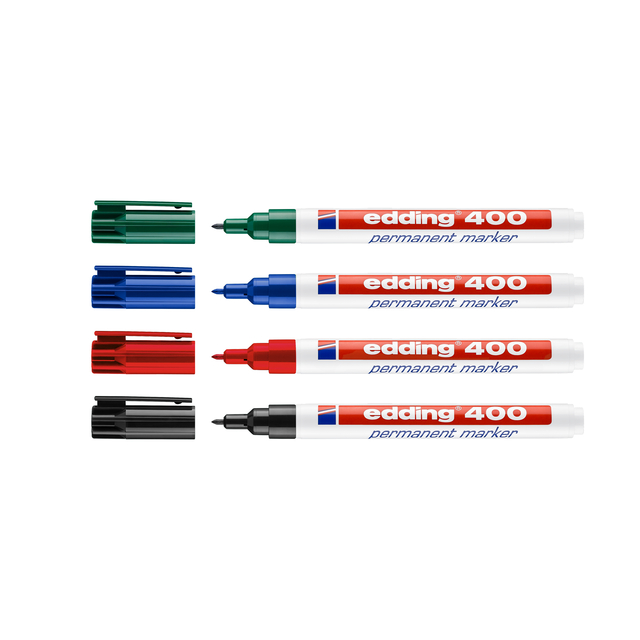 Viltstift edding 400 creatief rond 1mm assorti