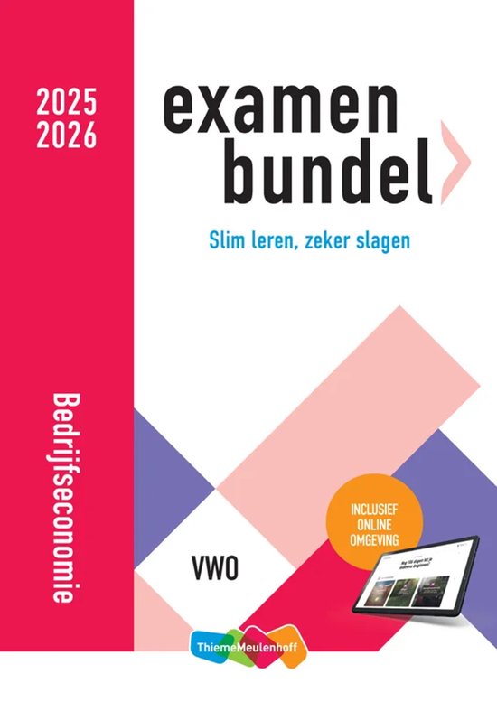 Examenbundel Bedrijfseconomie 2025/2026 VWO
