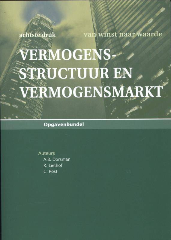 Vermogensstructuur en vermogensmarkt / Druk 8