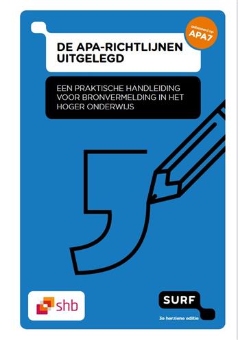 De APA-richtlijnen uitgelegd / 3e herziene editie