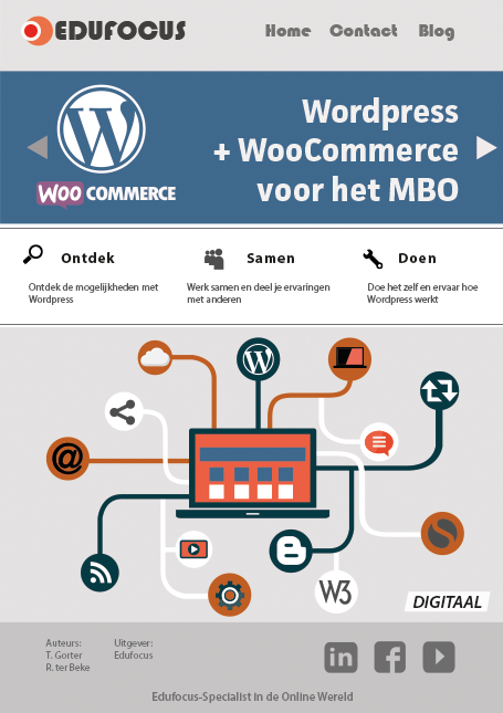 WordPress + WooCommerce voor het MBO (2-jarige licentie)