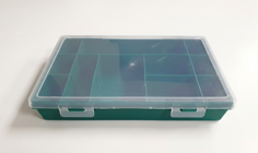 Opbergkoffer 290x195x54 mm 11 sorteervakken