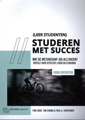 [9789077866726] Studeren met succes voor docenten / Druk 1