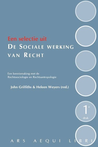 [9789069169866] De sociale werking van recht / Druk 4