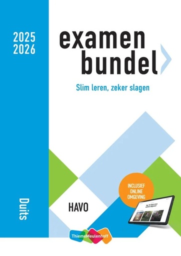 [9789006991864] Examenbundel online + boek havo Duits 2025/2026 / Druk 1