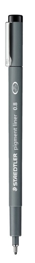 [4007817326701] Fineliner Staedtler Pigment 308 zwart 0.7mm