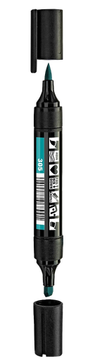[4054477068991] Neuland marker op waterbasis wig en borstelpunt oceaan