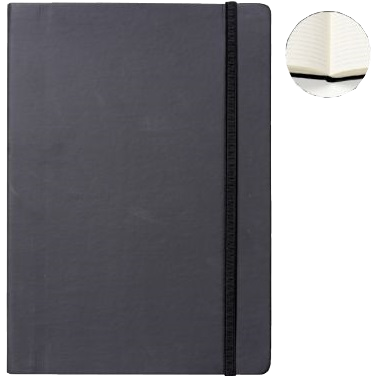 [8712453078810] Notitieboek harde kaft gelinieerd A4 80 grams