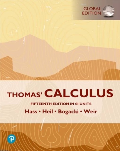 [9781292459677] Thomas' Calculus, SI Units
