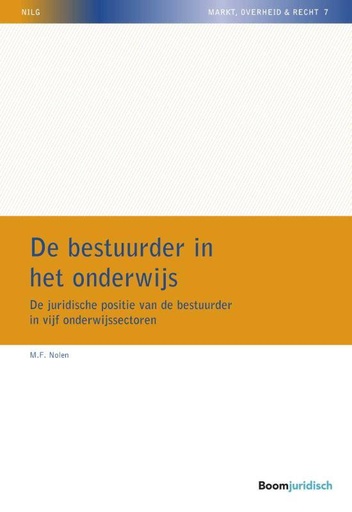 [9789462902923] De bestuurder in het onderwijs / Druk 1