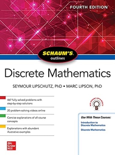 [9781264258802] Schaum's Outline of Discrete Mathematics / 4th edition