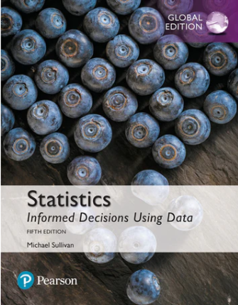 [9781292187440] Statistics: Informed Decisions Using Data, Global Edition, 5th edition (Mylab with Etext)