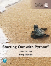 [9781292408637] Starting Out with Python / 5th Global Edition