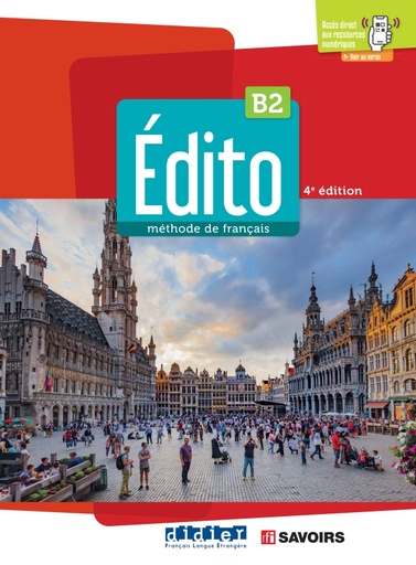 [9782278103669] Edito B2 - Méthode de français / 4ème édition