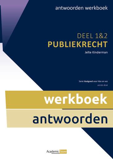 [9789083566689] Publiekrecht (BT1+BT2) – Antwoorden (editie 2025/2026)