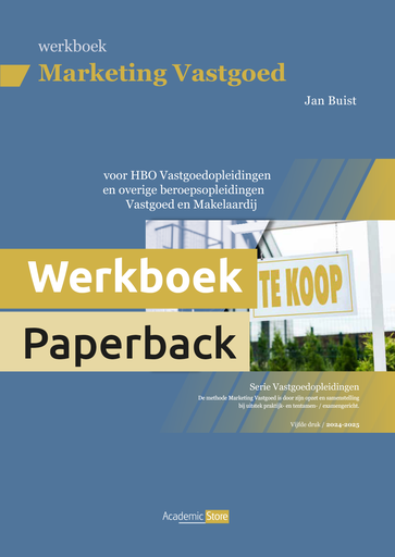 [9789083433059] Marketing Vastgoed-Werkboek (editie 2024/2025)