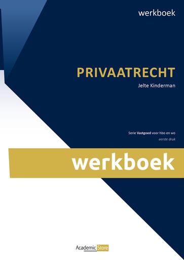 [9789083566627] Privaatrecht voor Vastgoed - Werkboek / Editie 2025-2026