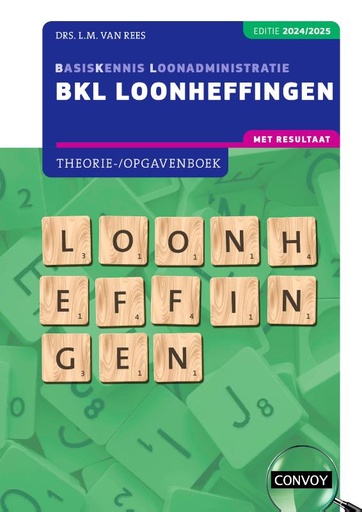 [9789463174381] BKL Loonheffingen Theorie-/opgavenboek 2024-2025