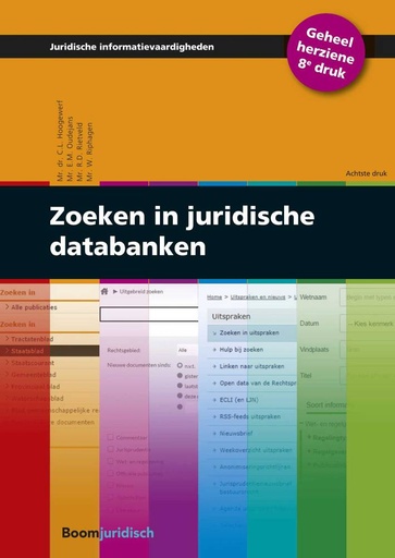 [9789462907645] Zoeken in juridische databanken / Druk 8
