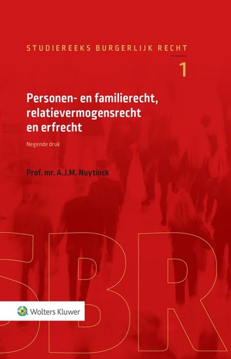 [9789013172881] Personen- en familierecht, relatievermogensrecht en erfrecht / Druk 9