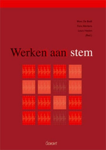 [9789044123029] Werken aan stem / Druk 1