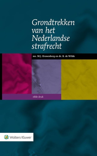 [9789013183375] Grondtrekken van het Nederlandse strafrecht / Druk 11