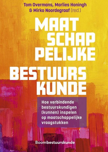 [9789462363670] Maatschappelijke bestuurskunde / Druk 1