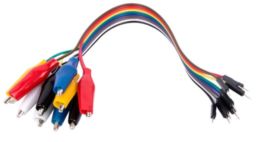 [2030000001842] Krokodillenklemmetje naar Male Jumperwire 20cm 10 stuks