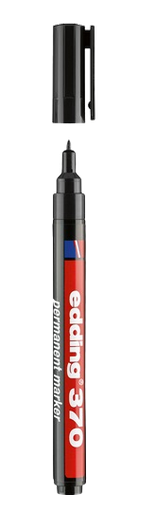 [4004764089901] Viltstift edding 370 rond 1mm zwart