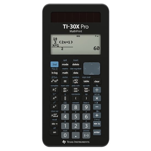 [3243480107013] Rekenmachine Texas Instruments TI-30X Pro MathPrint