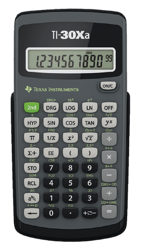 [3243480107044] Rekenmachine Texas Instruments TI-30XA